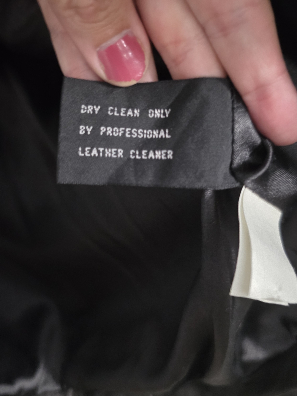 Jones New York Genuine Leather Black Jacket – Size M - Picture 6 of 9